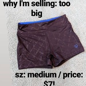 Black spandex that bought the wrong size in